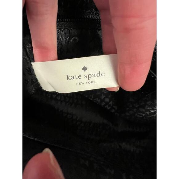 Kate Spade New York Wesley Place Suede Laurel Handbag Black GS - Picture 8 of 9